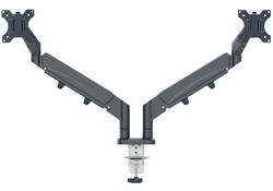 Monitorarm Leitz Ergo ruimtebesparend dubbele monitorarm