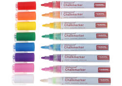 Krijtstift Europel watervast 3-6mm assorti etui 8 stuks