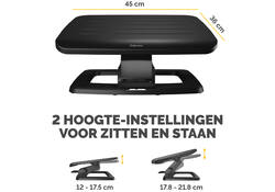 Voetensteun Fellowes Hana LT zwart
