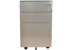 Ladeblok Euroseats 3 lade (2+1) 50x39x60cm op wieltjes grijs