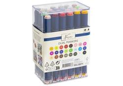 Alcoholmarkers Nassau Arts duopunt set à 24 kleuren