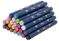 Alcoholmarkers Nassau Arts duopunt set à 24 kleuren