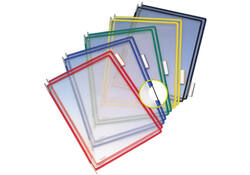 Zichtpaneel Tarifold A4 verticaal assorti 10 stuks