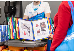 Zichtpanelensysteem bureau Tarifold metaal A4 met 30-tassen assorti