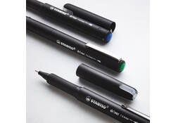 Fineliner STABILO dr!ver fijn assorti 4 stuks