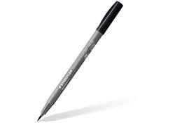 Brushpen Staedtler pigment pen etui à 6 grijze kleuren