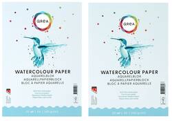 Aquarelblok Qrea A4 20vel 200gr gelijmd