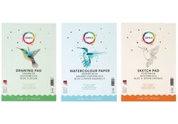 Aquarelblok Qrea A5 20vel 200gr gelijmd