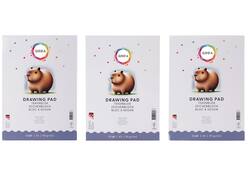 Tekenblok Qrea A3 50 vel 90gr gelijmd