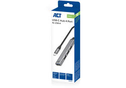 Hub ACT USB-C 3x USB-A 2.0 en 1x USB-A 3.0