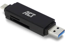 Kaartlezer ACT USB-C/USB-A 3.0