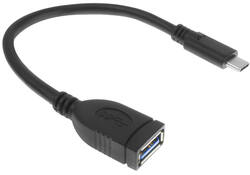 Kabel ACT USB 3.0 OTG USB-C male naar USB-A female