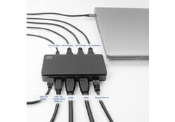 Dockingstation ACT USB-C 4K MST voor 2 HDMI monitoren