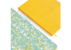 Notitieboek de KEMPEN Independent 171x220mm lijn 192 pagina's 90gr geel