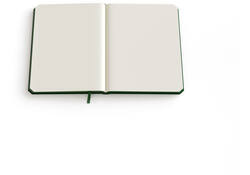 Notitieboek de KEMPEN Cotton Vanilla 110x160mm blanco 160 pagina's 90gr wit