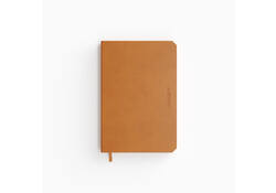 Notitieboek de KEMPEN Atlas 110x160mm blanco 160 pagina's 90gr bruin