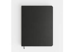 Notitieboek de KEMPEN Ashblack 171x220mm lijn 192 pagina's 90gr zwart
