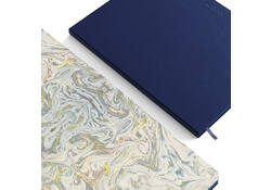 Notitieboek de KEMPEN Silence 110x160mm lijn 160 pagina's 90gr donkerblauw