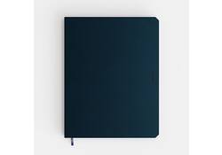 Notitieboek de KEMPEN Silence 171x220mm blanco 192 pagina's 90gr donkerblauw