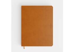Notitieboek de KEMPEN Atlas 171x220mm blanco 192 pagina's 90gr bruin