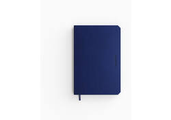 Notitieboek de KEMPEN Silence 110x160mm blanco 160 pagina's 90gr donkerblauw