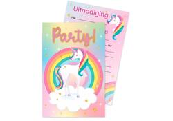 Uitnodigingskaarten Unicorn