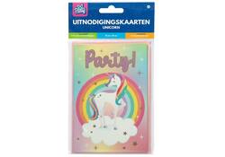 Uitnodigingskaarten Unicorn