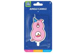 Jungle candle 8 Pig