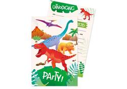 Uitnodigingskaarten Dino