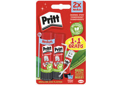 Lijmstift Pritt Stick Original 22gr blister à 1 + 1 stuk gratis Promo