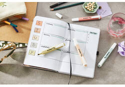 Markeerstift STABILO Swing cool nature colors deskset 18 stuks