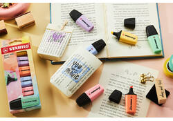 Markeerstift STABILO BOSS mini pastel assorti 6 stuks