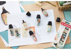 Markeerstift STABILO BOSS naturevibes assorti 6 stuks