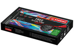 Acrylmarker STABILO Free Acrylic T300 zwart