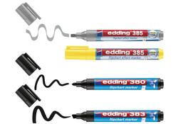 Viltstift edding 385 flipover incl 380 - 383 assorti 4 stuks