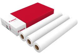 Inkjetpapier Canon 610mmx50m 90gr standaard 3 rollen