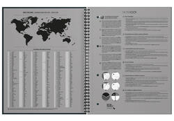 Spiraalblok Oxford International Notebook A4+ lijn groen