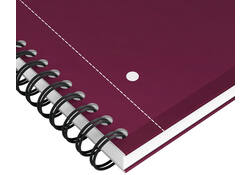 Spiraalblok Oxford International Notebook A4+ lijn rood