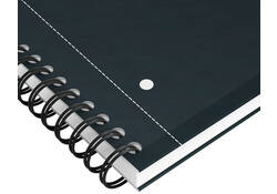 Spiraalblok Oxford International Notebook A4+ ruit 5X5mm zwart