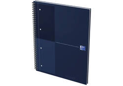 Spiraalblok Oxford International Notebook A4+ lijn blauw