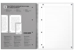 Spiraalblok Oxford International Notebook A4+ lijn blauw