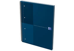 Spiraalblok Oxford International Notebook A4+ lijn petrol blauw