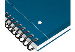Spiraalblok Oxford International Notebook A4+ lijn petrol blauw
