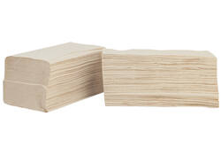 Handdoek The Good Roll bamboe z-vouw 2-laags 230x210mm 20x200 vel naturel