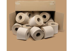 Toiletpapier The Good Roll The Panda Edition Naked bamboe 3-laags 27x250 vel naturel