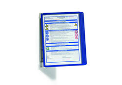Wandelement Durable Vario Wall met 5-tassen blauw
