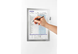 Duraframe Durable 498923 Note A4 magnetisch zilver