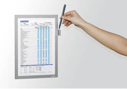 Duraframe Durable 498923 Note A4 magnetisch zilver