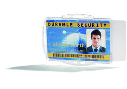 Badge Durable voor 2 kaarten 10 stuks