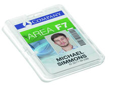Badge Durable permanent voor 1 kaart 10 stuks